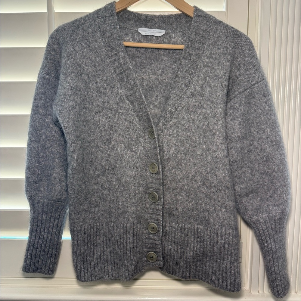 BOSS Women’s Falela Made in Italy Wool Alpaca Cardigan Sweater Size Small